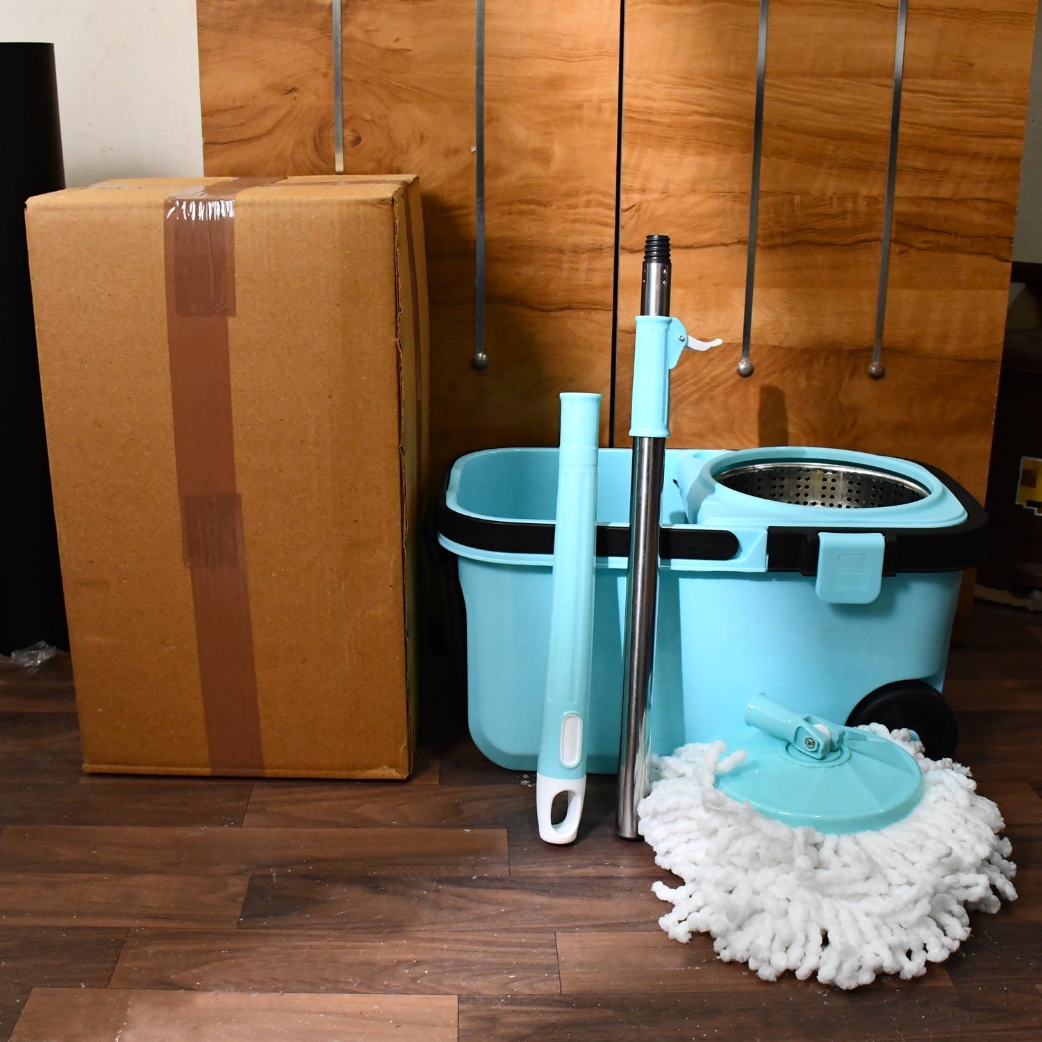 Premium 360° Spin Cleaning Mop Set Premium 360° Spin Cleaning Mop Set